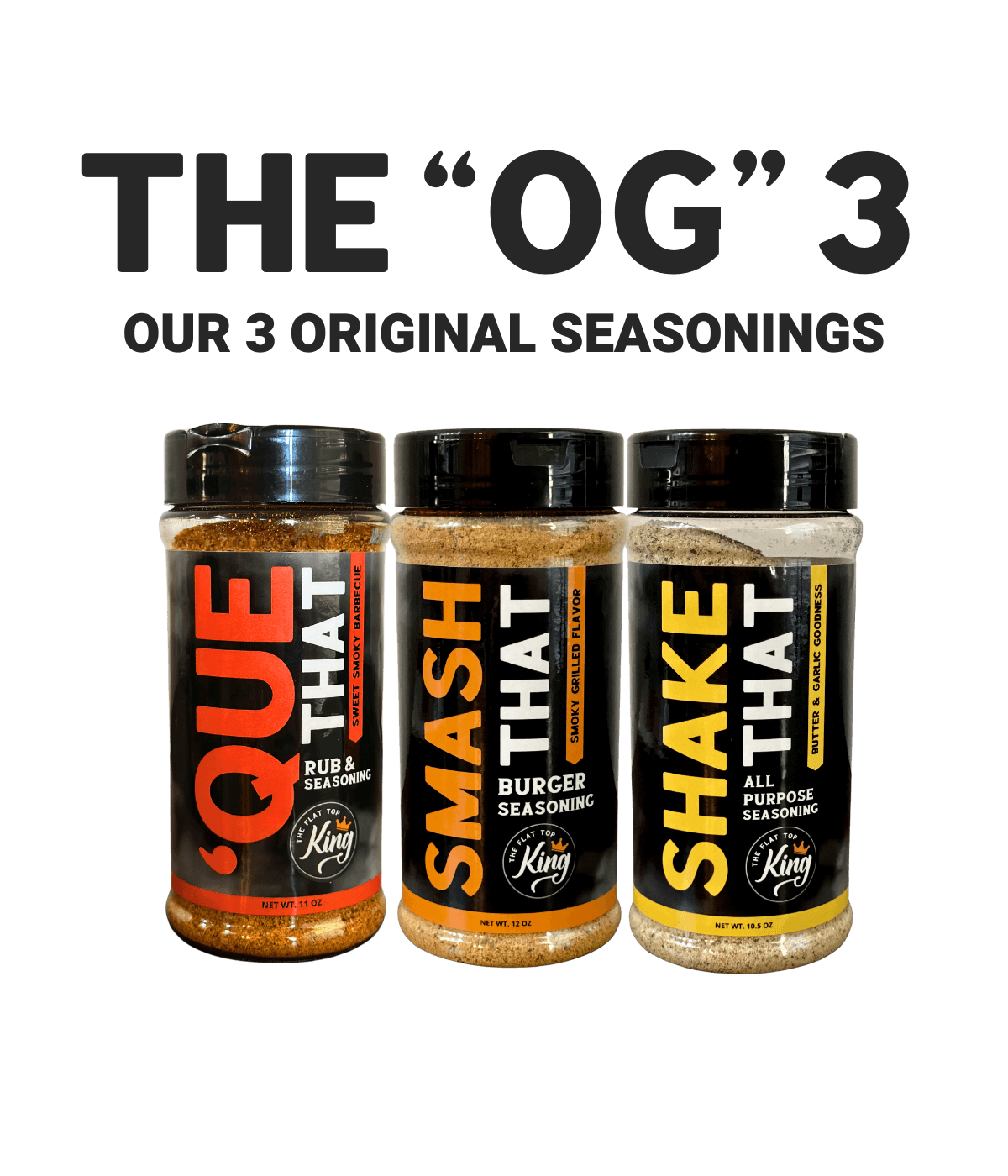 THE "OG" 3 - Our 3 Original Seasonings
